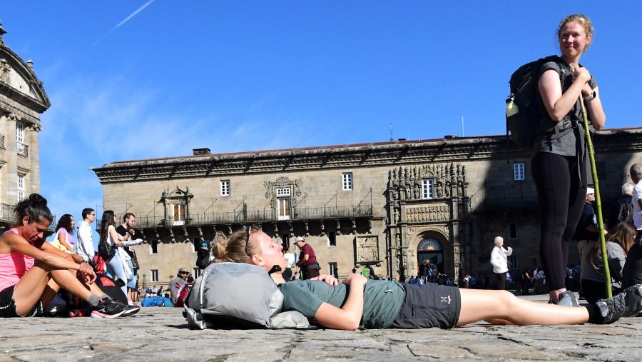O tema de estudo debe abordar o Camiño de Santiago e as peregrinacións. FOTO: Santi Alvite O tema de estudo debe abordar o Camiño de Santiago e as peregrinacións. FOTO: Santi Alvite