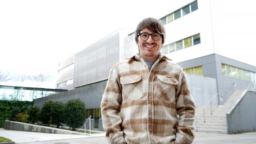 Álvaro Ordóñez é investigador colaborador do CiTIUS. FOTO: Andrés Ruiz 