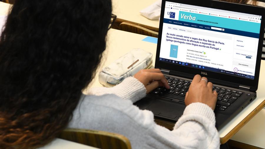 'Verba. Anuario Galego de Filoloxía' é unha das revistas que acaba de renovar o selo. FOTO: Santi Alvite 'Verba. Anuario Galego de Filoloxía' é unha das revistas que acaba de renovar o selo. FOTO: Santi Alvite