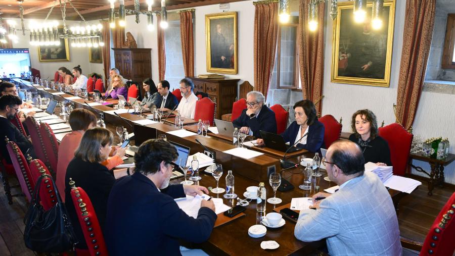 A xuntanza desenvolveuse no Colexio de San Xerome. FOTO: Santi Alvite