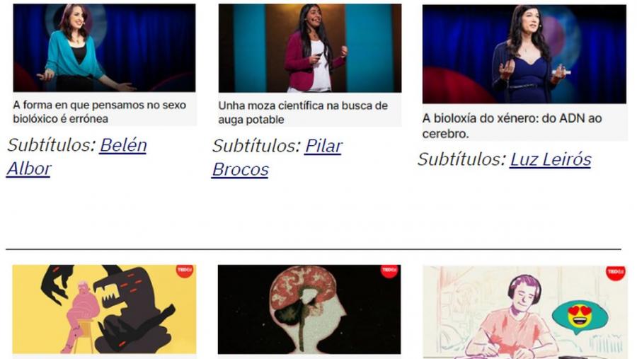 Finalistas Modalidade A Imaxe dos traballos finalistas do TED Saúde 2023