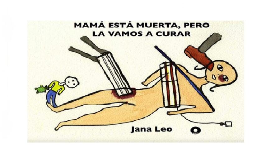 Ilustración de Jana Leo Uxoricidio 5I, cuberta do libro Mamá está muerta, pero la vamos a curar exposto na Biblioteca da Facultade de Formación de Profesorado de Lugo Ilustración de Jana Leo Uxoricidio 5I, cuberta do libro Mamá está muerta, pero la vamos a curar exposto na Biblioteca da Facultade de Formación de Profesorado de Lugo