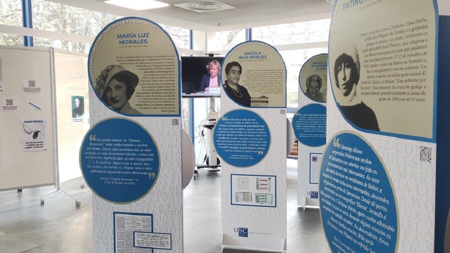A mostra poderá visitarse ata o vindeiro 21 de abril na biblioteca Concepción Arenal A mostra poderá visitarse ata o vindeiro 21 de abril na biblioteca Concepción Arenal