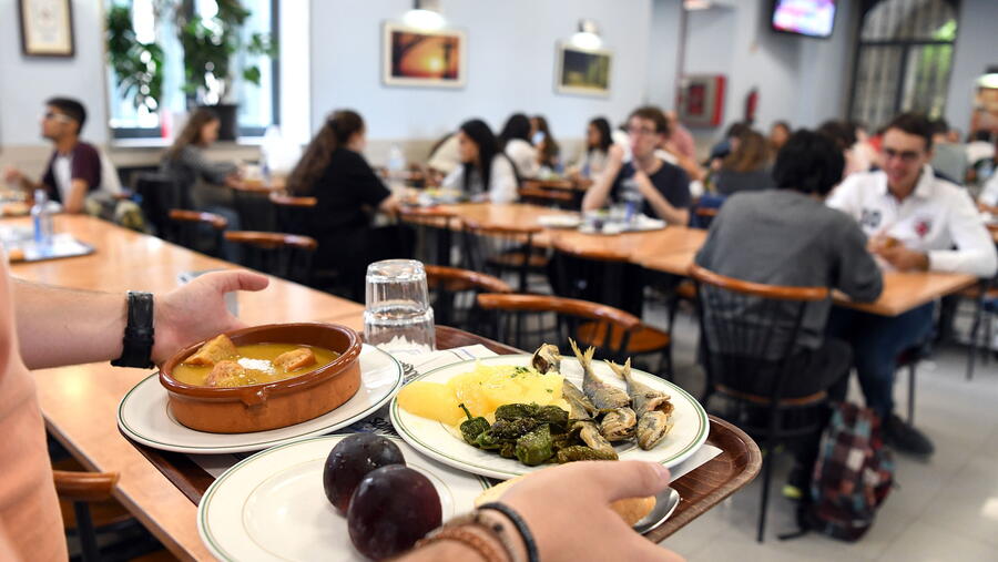Imaxe de arquivo dun comedor universitario. FOTO: Santi Alvite