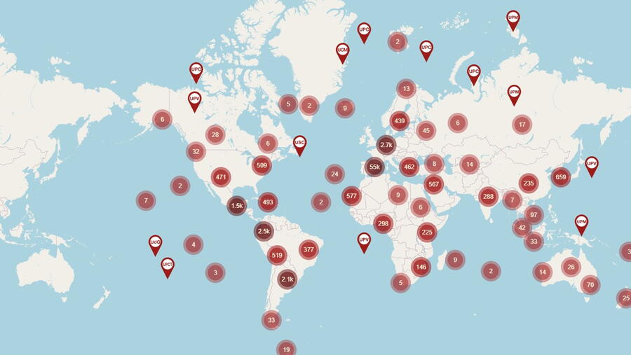 O portal conta cun mapa interactivo con miles de documentos xeolocalizados O portal conta cun mapa interactivo con miles de documentos xeolocalizados