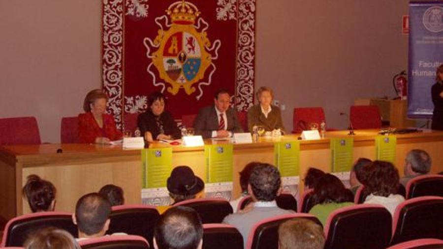 De esquerda á dereita: Pilar Iglesias Osorio, Carmen Basadre, Carlos Herrero e Dolores Venancio