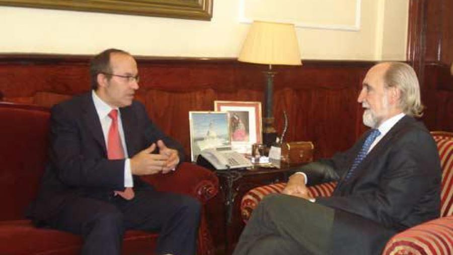 O reitor da USC e o alcalde de Ferrol Vicente Irisarri