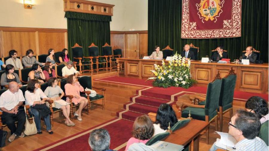 O acto de presentación celebrouse no Salón Nobre do Colexio de Fonseca