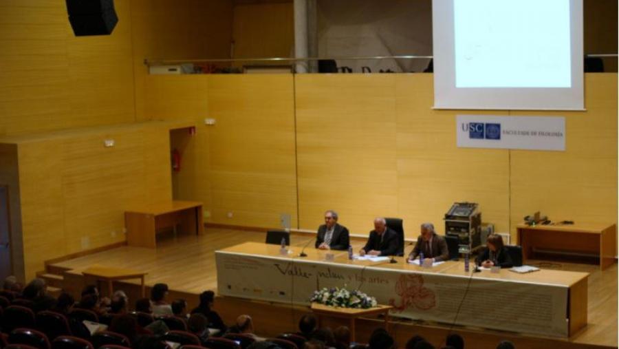 O reitor Juan Casares presidiu o acto inaugural do congreso celebrado na Facultade de Filoloxía