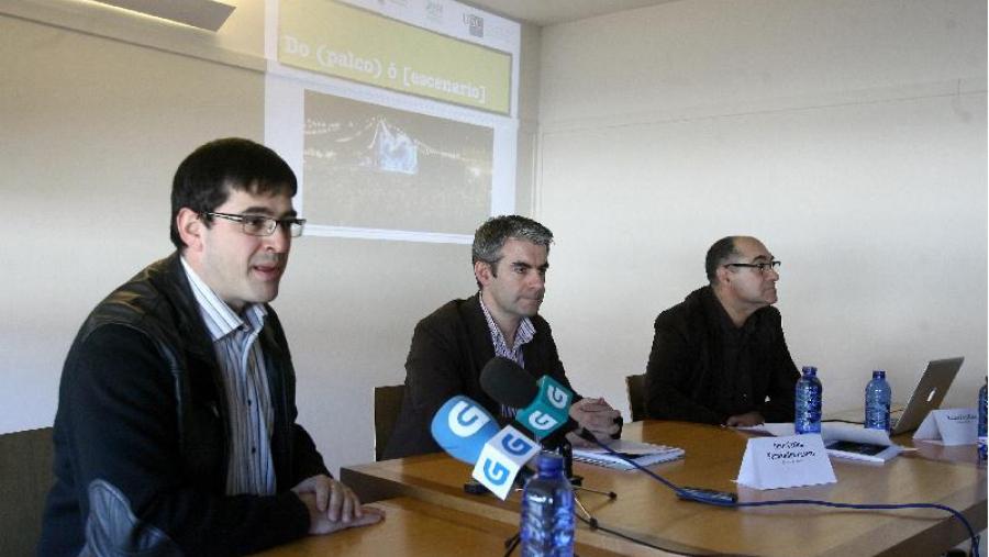 De esquerda a dereita, Xosé Pereira, Juan Carlos Fasero e Xaime Fandiño. Foto de Fernando Blanco