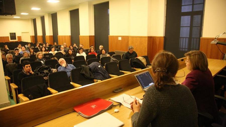 As xornadas ‘Solo, territorio e paisaxe’, enfocadas cara á relación da Ciencia do Solo coa Xeografía, celebráronse na Facultade de Filosofía. Foto: Alfonso-Servimav