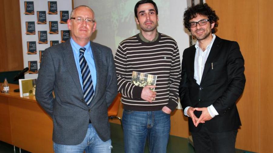 De esquerda a dereita Juan Blanco, Rubén Martínez e Henrique Alvarellos