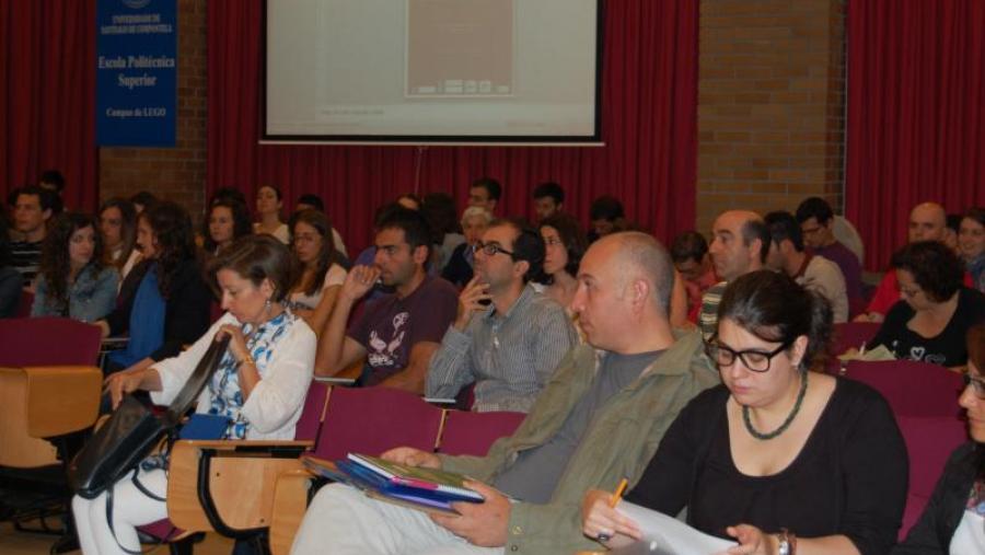 Asistentes ao curso de verán sobre plantas medicinais na Escola Politécnica Superior