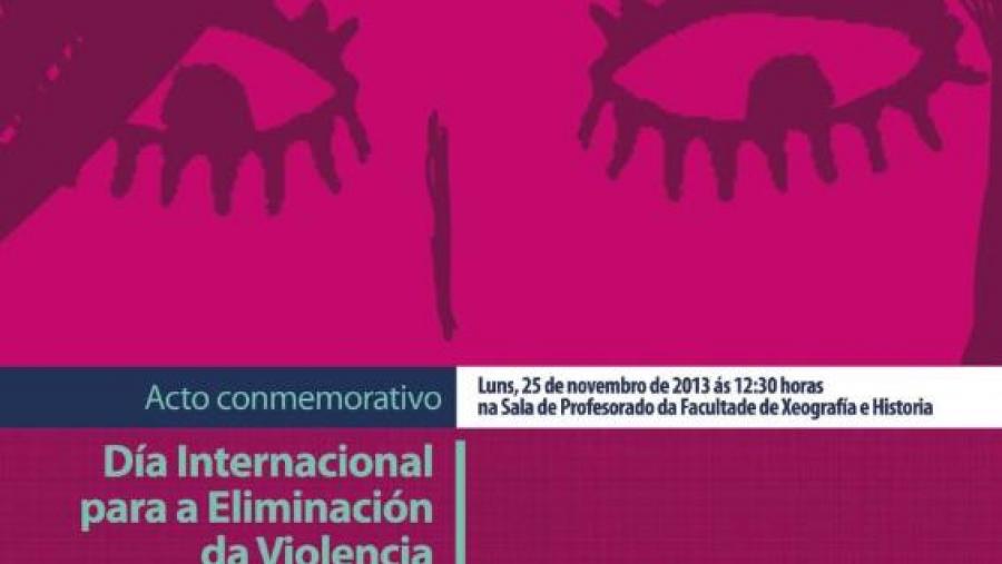 A USC, pola eliminación da violencia contra as mulleres