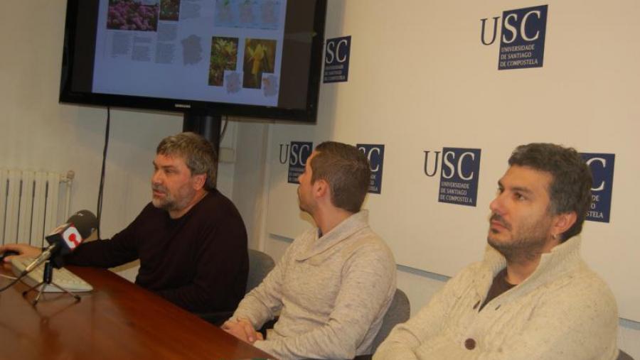 De dereita a esquerda, Miguel Serrano, Álvaro Gómez e Santiago Ortiz