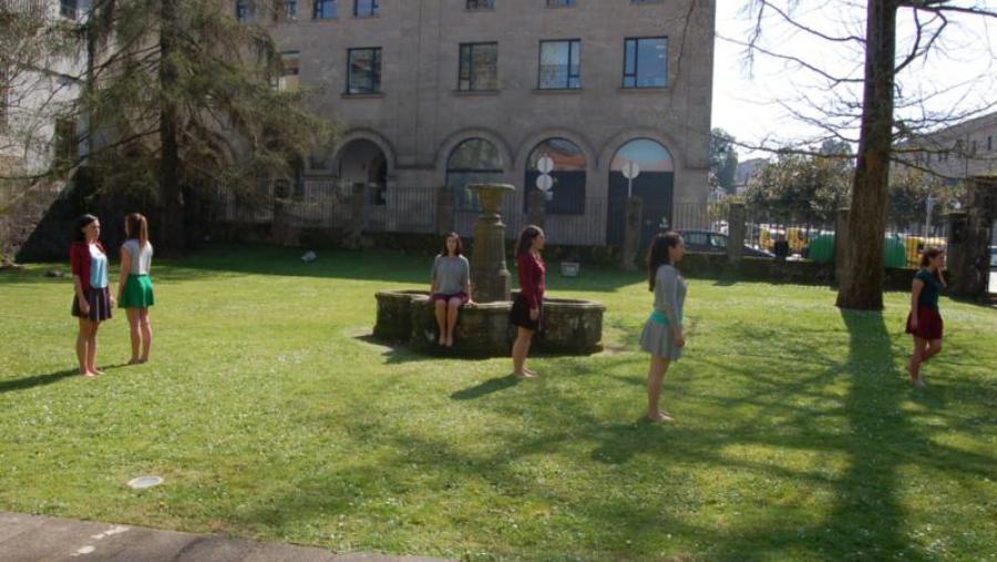 Detalle da posta en escena de ‘Onde se fugan as valentes’, peza incluída no Festival Miradas de Mulleres