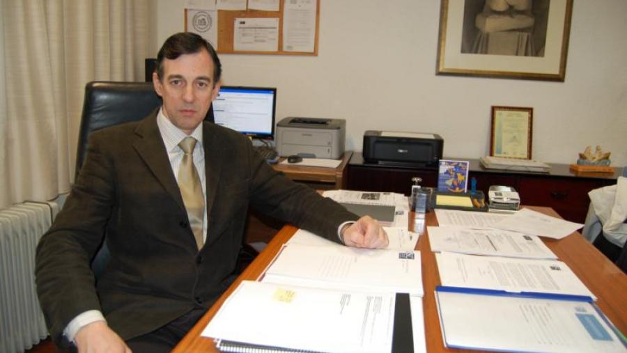 José Manuel Martínez Ageitos, na Facultade de Ciencias de Lugo