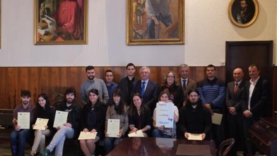 A entrega dos premios tivo lugar na Facultade de Xeografía e Historia (Foto: SERVIMAV)