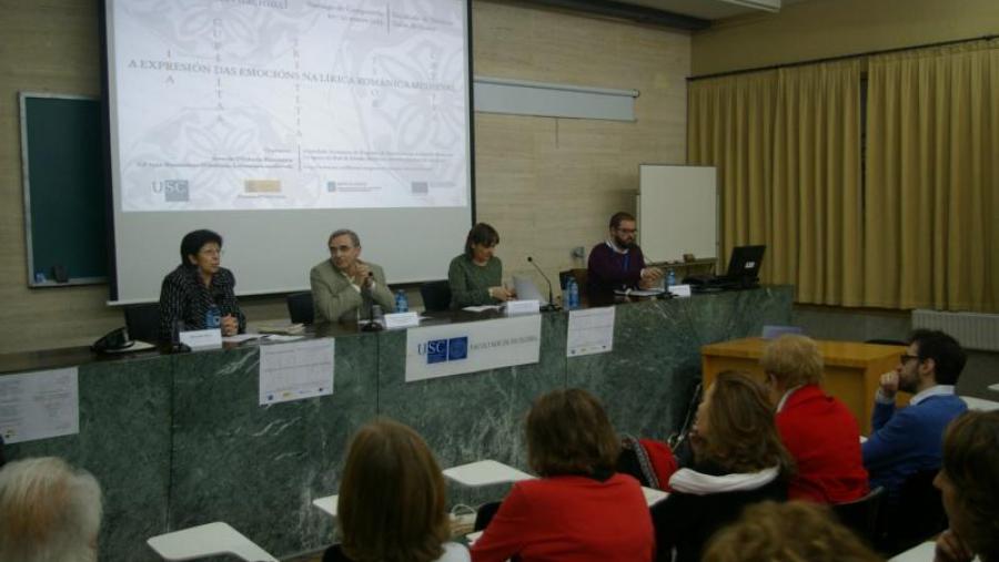 O proxecto 'La expresión de las emociones en la lírica románica medieval' presenta os seus resultados nun coloquio internacional