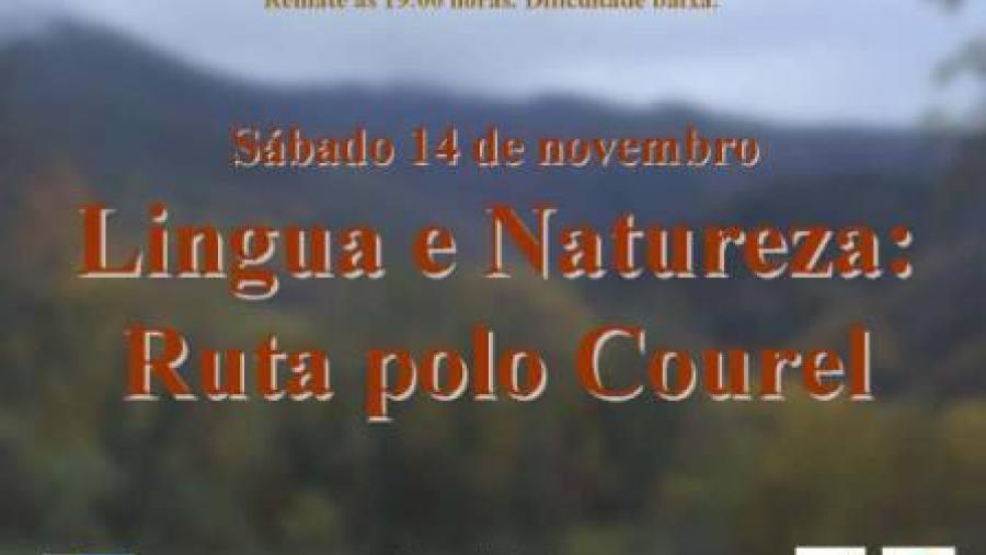 Cartaz da ruta pola Courel