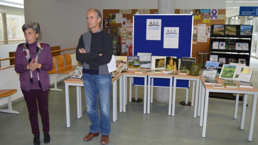 Julia Cantalapiedra e Roxelio Pérez Moreira abren o centro interese sobre a montaña na Intercentros