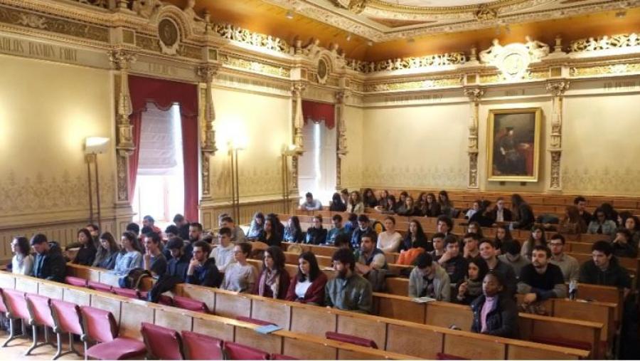 O encontro celébrase no Paraninfo da Universidade. Foto: Servimav-USC