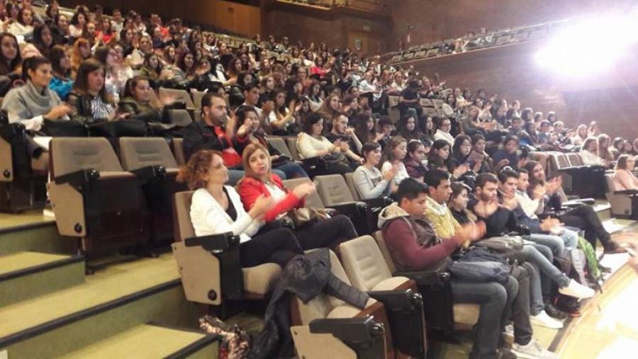 Estudantes participantes na xornada de acollida celebrada no Campus Terra da USC Estudantes participantes na xornada de acollida celebrada no Campus Terra da USC