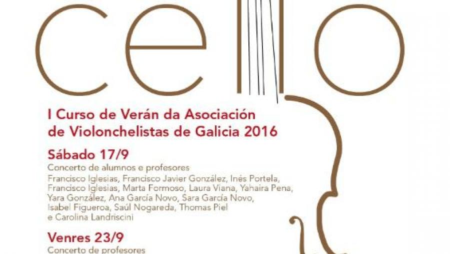 Primeiro concerto do ciclo da Asociación de Violonchelistas de Galicia Soncello