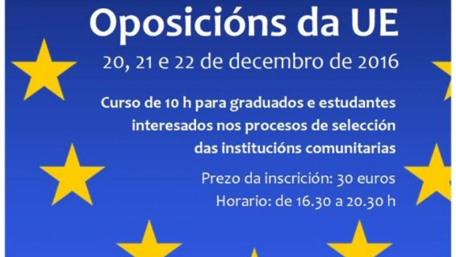 O CEDE organiza un curso práctico de preparación para os procesos de selección da UE