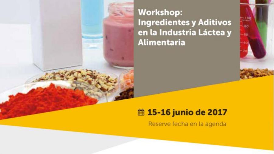 Cartaz do workshop sobre ingredientes e aditivos na industria láctea e alimentaria Cartaz do workshop sobre ingredientes e aditivos na industria láctea e alimentaria