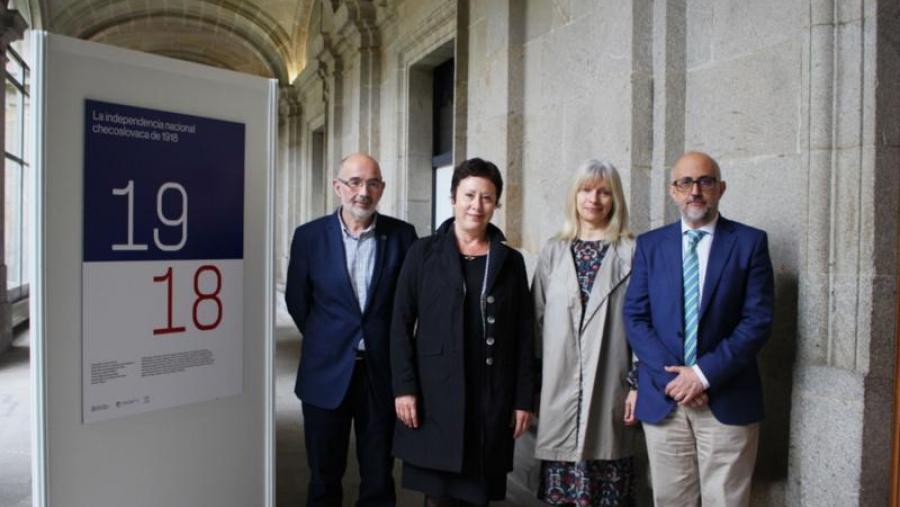 De esquerda a dereita: Francisco Durán, Kateřina Lukešová, Kateřina Vlasáková e Roberto López. Foto: Paula Martínez Graña