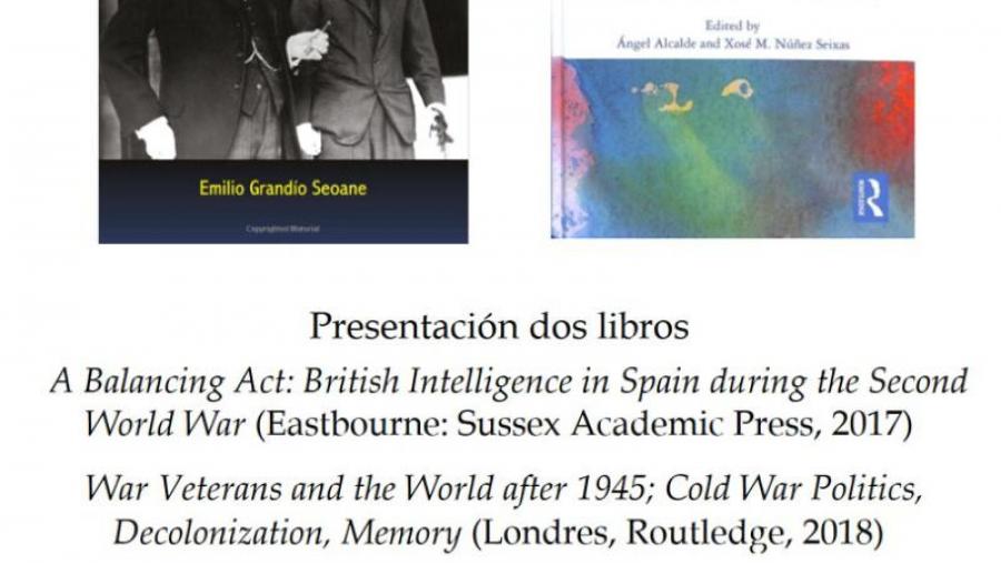 Presentación en Historia de dous volumes do grupo de investigación Hispona da USC