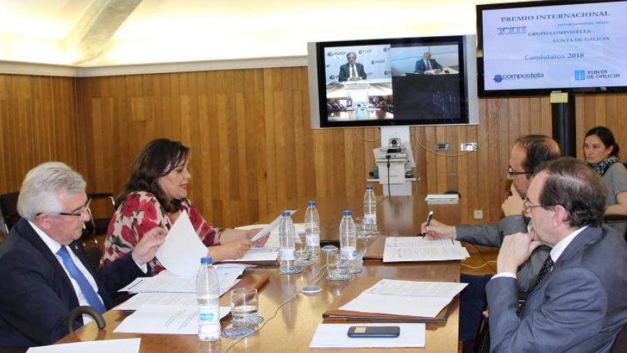 Reunión do xurado XXII Premio Internacional Grupo Compostela Xunta de Galicia. Foto: Bárbara Fachal Santos