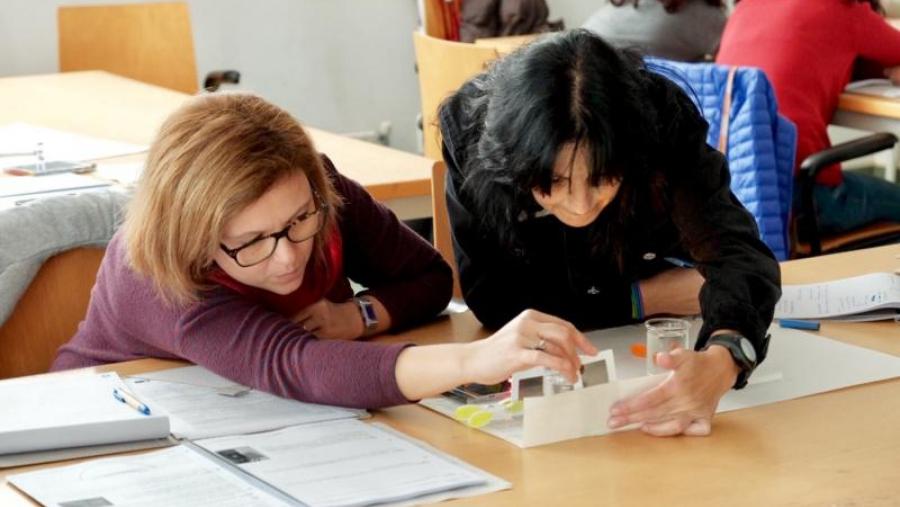 Participantes nunha edición anterior das xornadas Xuvenciencia para Profesorado