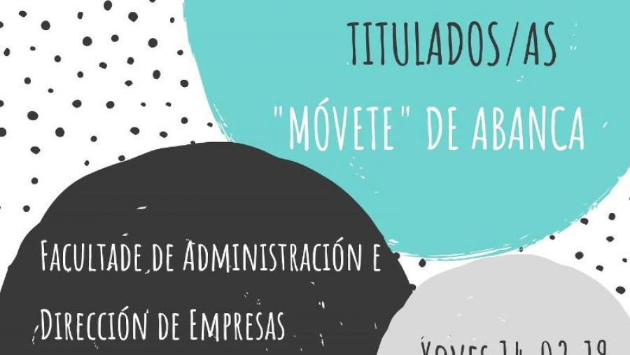 Cartaz da xornada de selección de persoal de Abanca