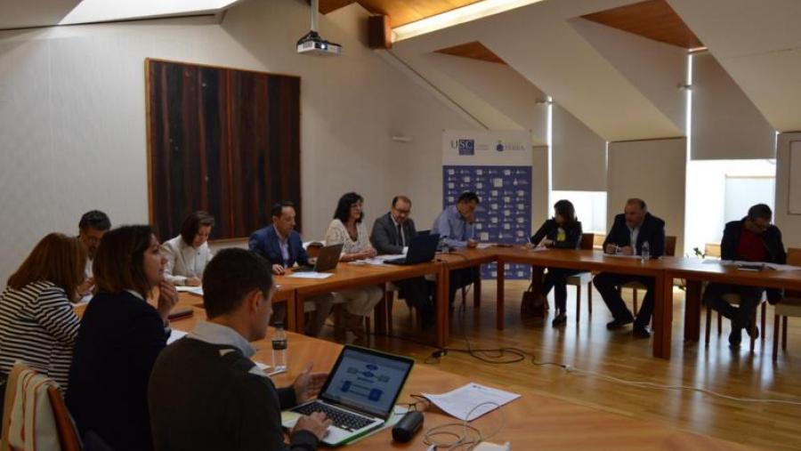 Reunión da Comisión Reitora do Campus Terra, na Vicereitoría de Lugo
