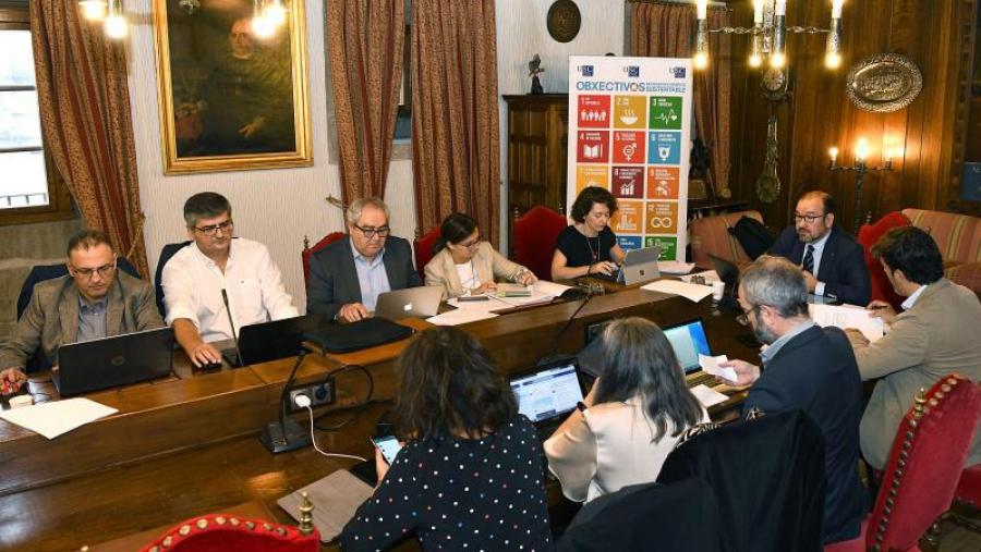 Consello de Goberno da USC. Foto: Santi Alvite