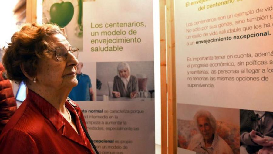 A mostra presta atención a cuestións como os efectos da xubilación en cada persoa ou o mantemento do actual estado de benestar. Foto: Santi Alvite