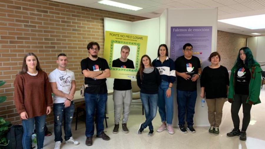 Participantes na feira