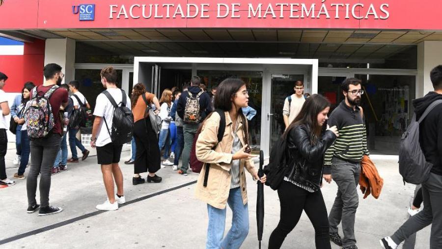 Facultade de Matemáticas da USC. Imaxe de arquivo. Foto: Santi Alvite