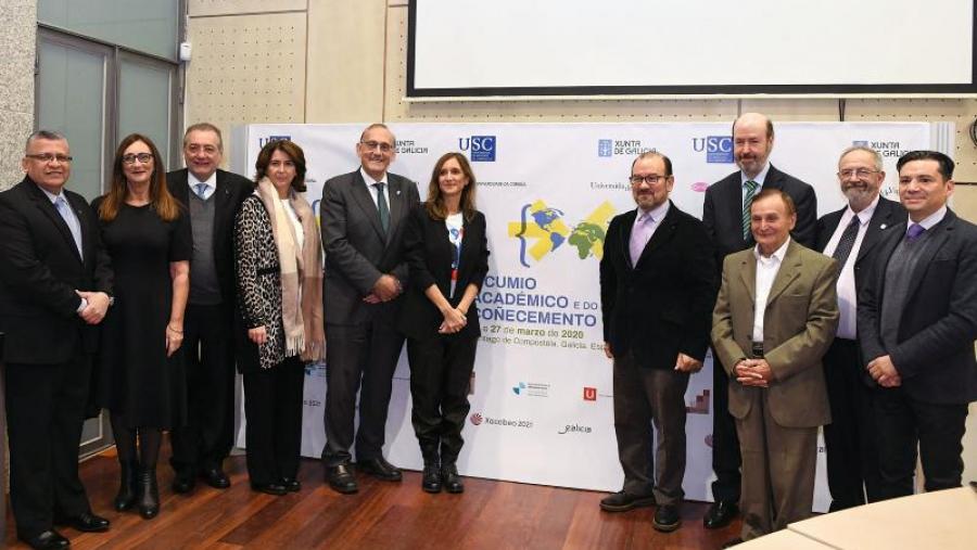 O comité organizador do II Cumio Académico e do Coñecemento CELAC-UE reúnese na USC para planificar e definir os obxectivos deste encontro