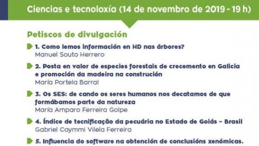 Cartaz do segundo faladorio científico do ciclo DivulgaTerra 2019