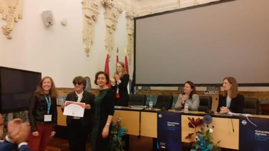 Margarita Santos Zas recolle o galardón