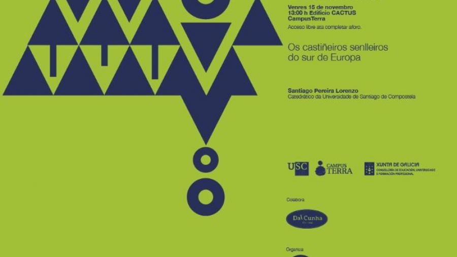 Cartaz dos 'Xantares Biocientíficos' de BioReDes progamados para o venres 15 de novembro